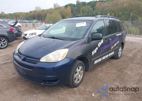 2005 Toyota Sienna Le z USA, uszkodzony, nr VIN 5TDZA23C55S337760